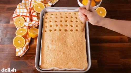 Lemon Meringue Poke Cake Sunkist GIF - Lemon Meringue Poke Cake Sunkist Meyer Lemons GIFs