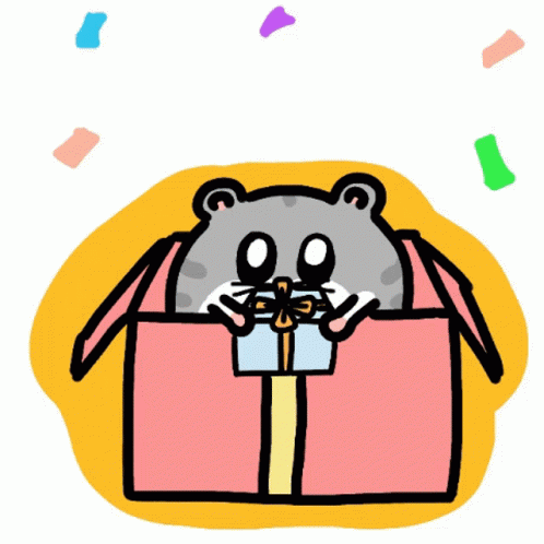Happy Birthday 生日快乐 GIF - Happy Birthday 生日快乐 Hello Hamster Buns GIFs