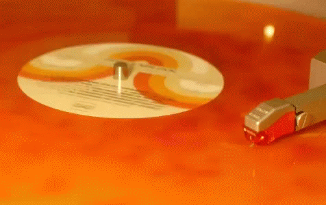 Vinyl Orange GIF - Vinyl Orange Spin GIFs