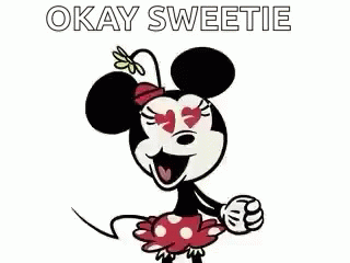 Minnie Mouse Okay Sweetie GIF - Minnie Mouse Okay Sweetie Excited GIFs