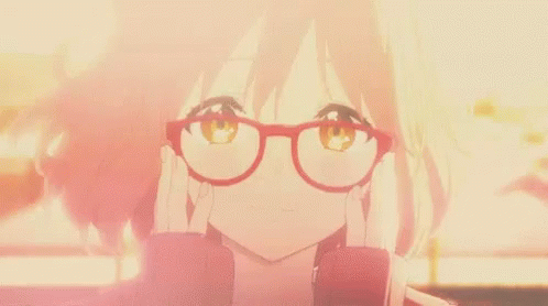Anime Eye Glasses GIF - Anime Eye Glasses Pretty GIFs