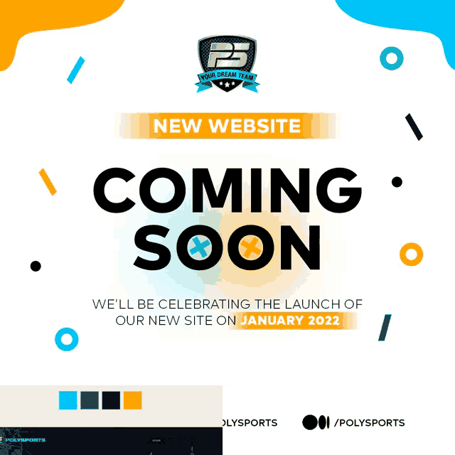 an advertisement for a new website coming soon