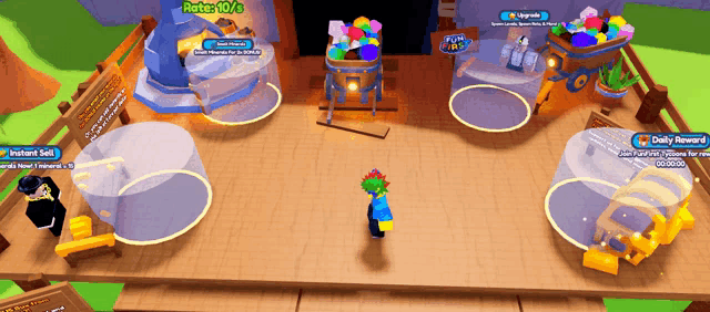 a screenshot of a video game shows a prize of 10 %