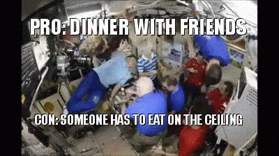 Dinner With Friends GIF - Nasa Nasa Gifs Space Station GIFs