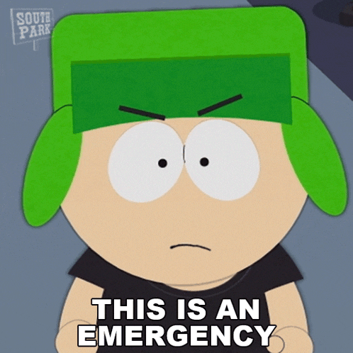 This Is An Emergency Kyle Broflovski GIF - This Is An Emergency Kyle Broflovski South Park World Privacy Tour GIFs