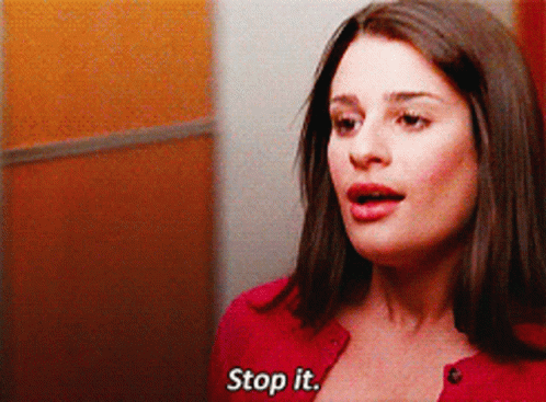 Glee Rachel Berry GIF - Glee Rachel Berry Stop It GIFs