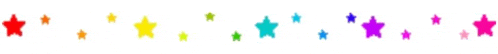 a row of colorful arrows on a white background