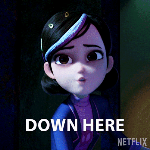 Down Here Claire Nuñez GIF - Down Here Claire Nuñez Trollhunters Tales Of Arcadia GIFs