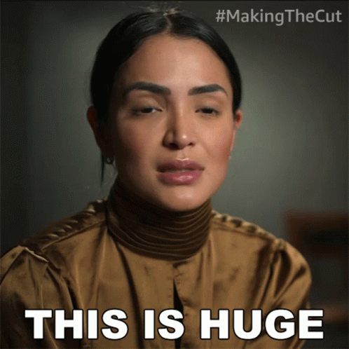 This Is Huge Andrea Salazar GIF - This Is Huge Andrea Salazar Making The Cut GIFs