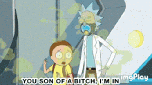 Rick And Morty You Son Of A Bitch GIF - Rick And Morty You Son Of A Bitch Im In GIFs