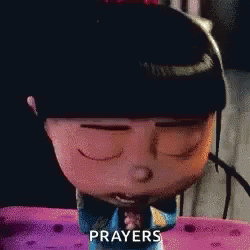 Agnes Praying GIF - Agnes Praying Despicable Me GIFs