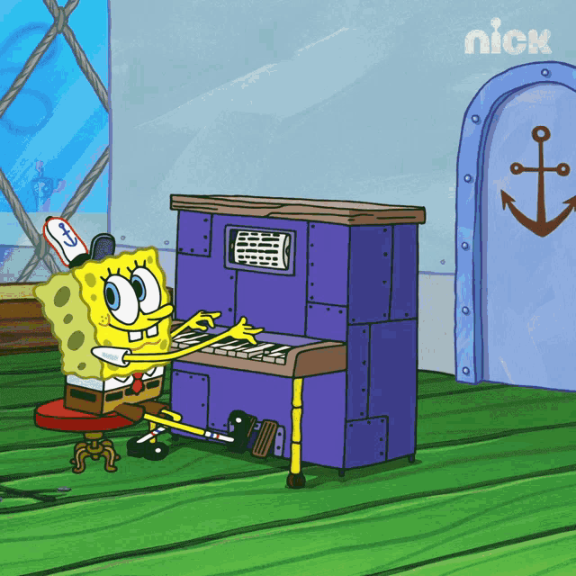 Playing Piano Spongebob GIF - Playing Piano Spongebob Spongebob Squarepants GIFs