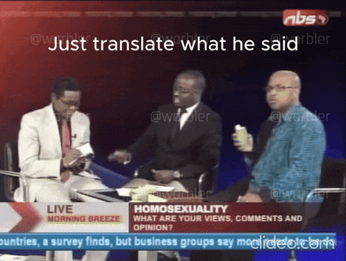 three men are on a tv show called morning breeze