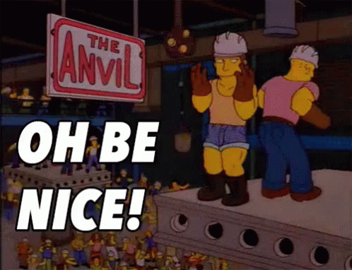 Oh Be Nice GIF - Be Nice Oh Be Nice The Simpsons GIFs