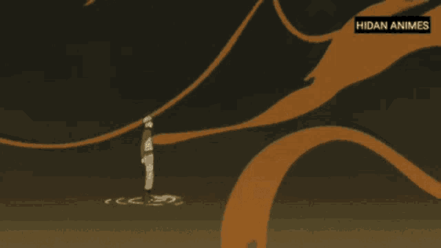 a cartoon of a person with the words sao as nove caudas written below it