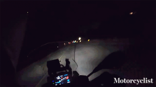 Driving Motorcyclist Magazine GIF - Driving Motorcyclist Magazine Night Ride GIFs