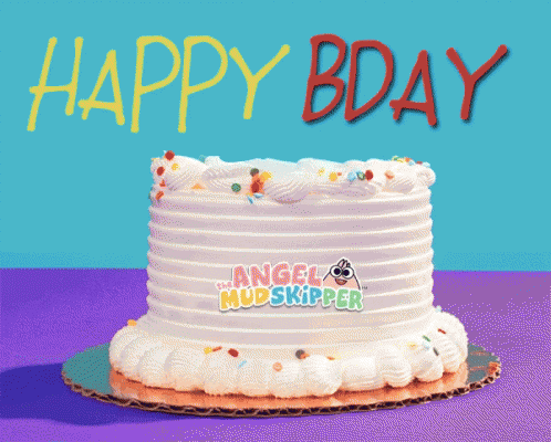 Happy Birthday Animated GIF - Happy Birthday Animated Angel Mud Skipper GIFs