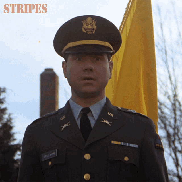 Angry Capt Stillman GIF - Angry Capt Stillman Stripes GIFs