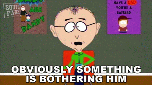 Obviously Something Is Bothering Him Mr Mackey GIF - Obviously Something Is Bothering Him Mr Mackey South Park GIFs