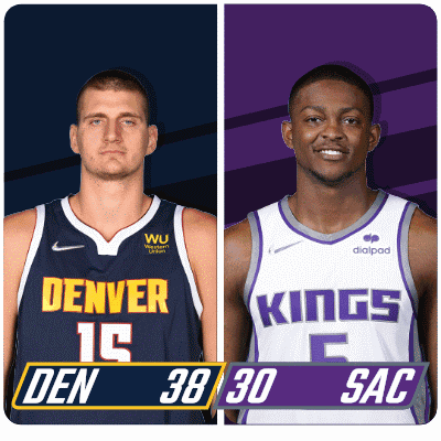 two basketball players from denver and the kings