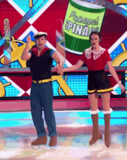 Sonny Jay Angela Egan GIF - Sonny Jay Angela Egan Dancing On Ice Sonny Jay GIFs