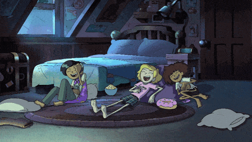 Laugh Laughing GIF - Laugh Laughing Sleepover GIFs
