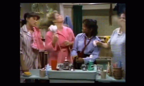 The Facts Of Life Blow Dry Hair GIF - The Facts Of Life Blow Dry Hair Bathroom GIFs