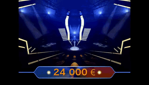 a screen shows the number 24 000 on it
