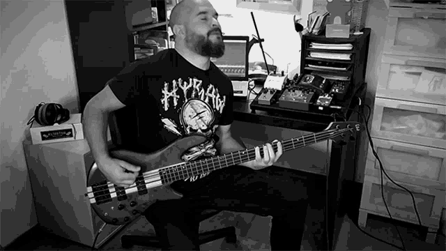 Playing Bass Guitar Benighted GIF - Playing Bass Guitar Benighted Serve To Deserve GIFs
