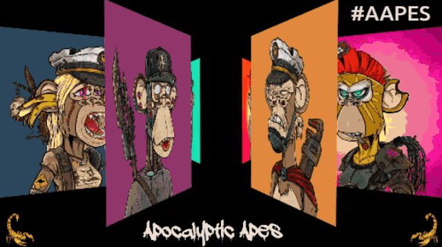 Apocalyptic Apes Nft GIF - Apocalyptic Apes Nft Aapes GIFs