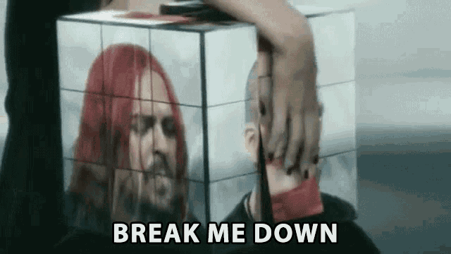 Break Me Down Rubics Cube GIF - Break Me Down Rubics Cube Breakdown GIFs
