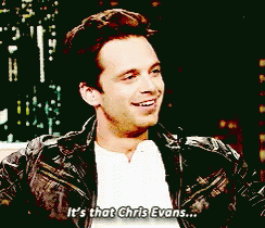 Sebastian Stan Chris Evans GIF - Sebastian Stan Chris Evans Interview GIFs