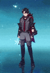 a man in armor is holding a star in his hands