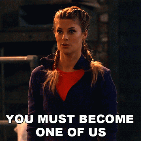 You Must Become One Of Us Sunny Johnson GIF