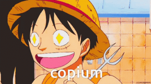 Copium Luffy GIF - Copium Luffy One Piece GIFs