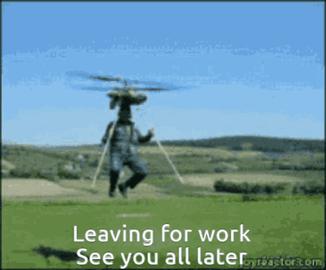 Going To Work Helicopter GIF - Going To Work Helicopter GIFs