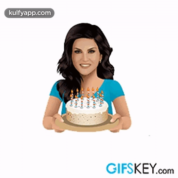 Happy Birthday.Gif GIF - Happy Birthday Happybirthday Sunnyleone GIFs