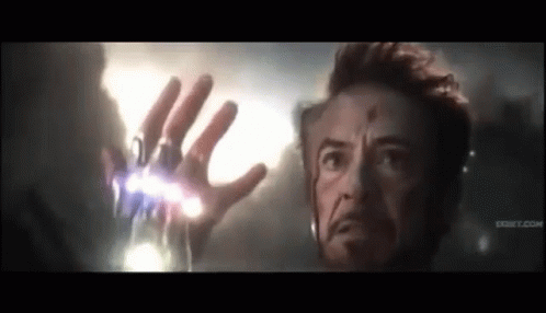 Iron Man Snap GIF - Iron Man Snap Robert Downey Jr GIFs