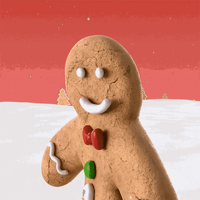 Nod Gingerbread Man GIF