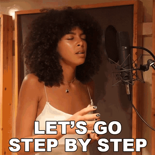Lets Go Step By Step Arlissa GIF - Lets Go Step By Step Arlissa We Wont Move Song GIFs