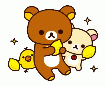 Rilakkuma And Friends Excited GIF