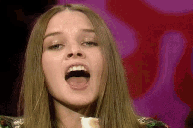 Singing Michelle Phillips GIF - Singing Michelle Phillips The Mamas And The Papas GIFs