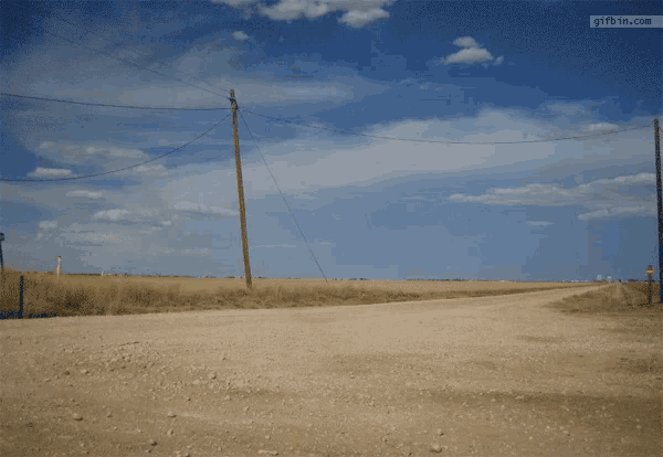 Tumbleweed Highway GIF - Tumbleweed Highway Blue Sky GIFs
