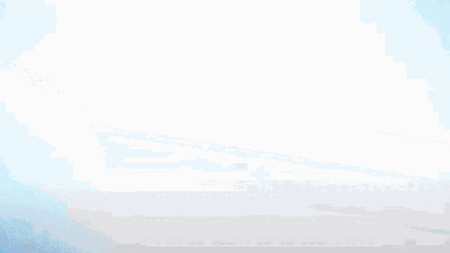 a blue background with a white circle in the middle of it