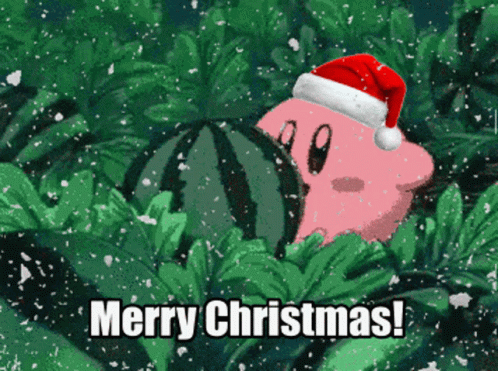 Kirby Christmas GIF - Kirby Christmas Merry GIFs