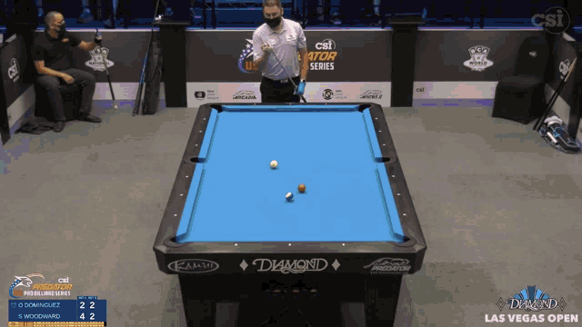 a pool table with the word diamond on the top