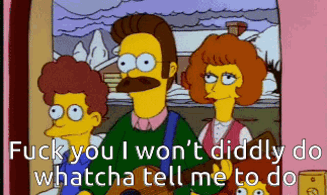 Ned Flanders I Wont GIF - Ned Flanders I Wont Whatcha Tell Me GIFs
