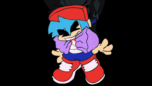 a cartoon character is crying with blood coming out of his mouth in a black and white background .