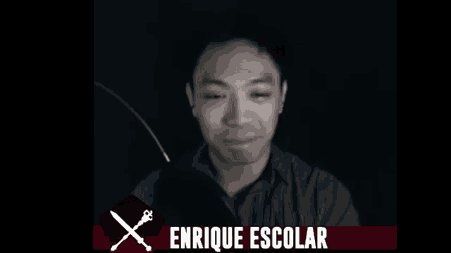 enrique escolar is the name of the man shown