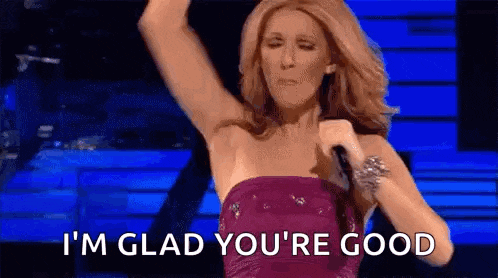 Celine Dion Boom GIF